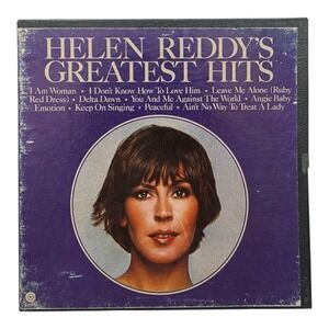 Helen‎ Reddys Greatest Hits Reel to Reel Tape 4 Track 3 3/4 IPS 1R1 6472